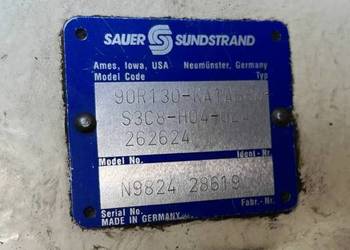 Sauer Sundstrand 90R130 - KA1AB80 - S3C8 - H04 - GLA 262624 Pompa