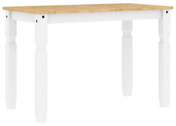 Stół jadalniany Corona biały 112x60x75 cm drewno sosnowe WM-4005716