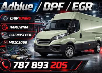 Iveco Daily MD1CS069 AdBlue SCR DPF Wyłączanie Usuwanie Usunięcie Hamownia