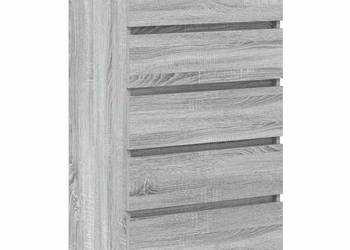 vidaXL Komoda, szary dąb sonoma, 60x36x103 cm(SKU:823022)