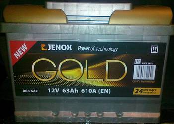 Akumulator rozruchowy Jenox Gold 12V 63Ah 610A  P+