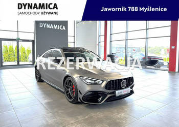 Mercedes CLA 45 AMG S 421KM 8G-DCT 4matic+ 2022 r., salon PL, I właściciel…