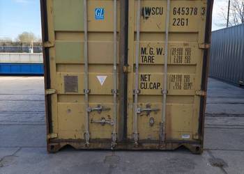 Kontener magazynowy morski 20 DV - 6 metrowy - Pewny Kontener.