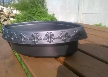 Łódki Miski na stroiki 30cm grafit 1szt. Ł30KD