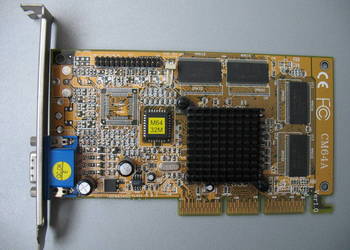 Karta graficzna AGP Riva TNT2 32MB CM64A sprawna