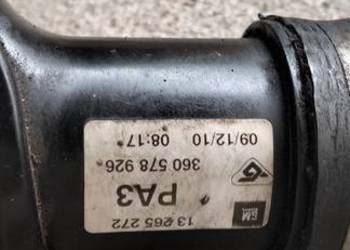 wąż przewód intercoolera 360.5789.26 Opel Astra J 2.0 CDTI