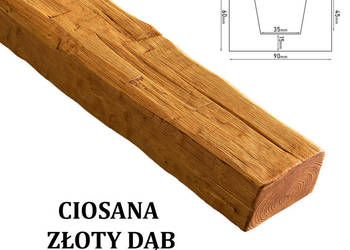 Belka Rustykalna Ciosana 9x6 cm ZŁOTY DĄB