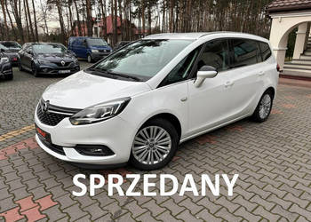 Opel Zafira 1.4 turbo 140 KM 7 foteli Kamera cofania CarPlay Biała perła C…