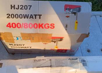 Nowy Winch wyciągarka elektryczna linowa 800kg z wysięgnikiem