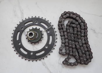 Napęd Zębatka Przód 15z Tył 40z Łańcuch Kawasaki Zx6f Zx6r Zx600f Zx6 Zx 94