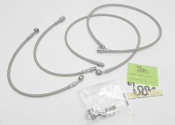 Przewody hamulcowe oplot metalowy FrenTubo Moto Guzzi 850 Le Mans 3