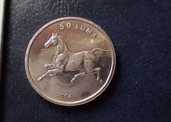 Stare monety 50 luma 2004 Koń Górski Karabach