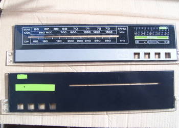 front panel przedni skala tuner UNITRA diora AS 254 / 255