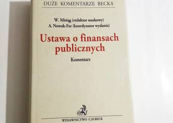 W. Misiąg - Ustawa o finansach publicznych Komentarz
