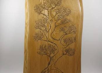 Złote Drzewo w Jesionie – Obraz Żywica Live Edge