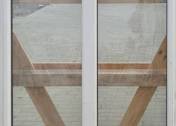 OKNA KacprzaK Witryna 101X138 FIX Używany PCV Plastikowy