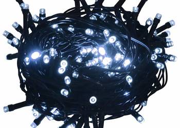 vidaXL Sznur lampek LED, 150 diod w kolorze zimnej bieli（SKU:343199）