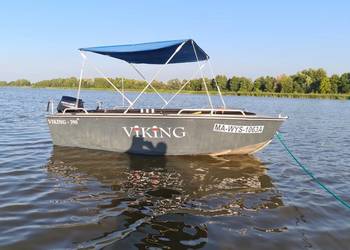 Łódź aluminiowa Viking 390 z silnikiem  Mercury F15MLH