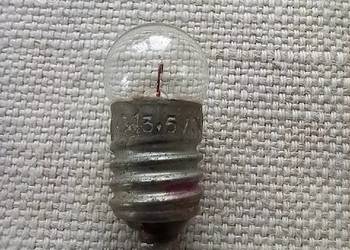 Żarówka choinkowa 13,5V 0,26A z czasów PRL-u