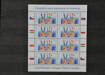 Znaczki. Fi 4357 ** 20. rocznica utworzenia Grupy Wyszechradzkiej