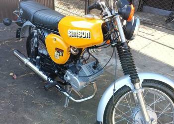 Motorower Simson S51 po kompleksowej renowacji