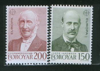 Zn. Faroe Island Mi 53, 4 ** 1980