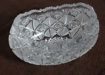 Przepiękna Ciężka Kryształowa Gondola Bogate Szlify 2,5 Kg