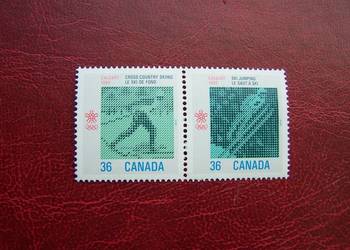 Kanada 1987 MNH Mi. 1066/67 Sport Olimpiada Calgary 88 Kanada 1987 MNH Mi. 1066/67 Sport Olimpiada Calgary 88