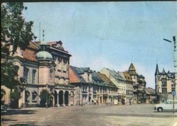 Kartka poczt. Pszczyna frag. Rynku  **  1965