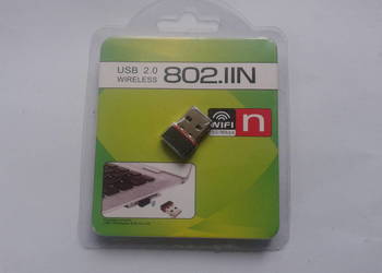 BEZPRZEWODOWY ADAPTER WIFI usb 2,0 wireless 802.IIN