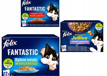 Mokra karma dla kota Felix Fantastic Jellies Mix Smaki 3.06k