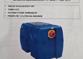 Separator węglowodorów  SWOK 1, używany np. Stacjach demontażu.