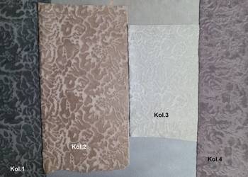 Tkanina obiciowa dekoracyjna flok plusz materiał obiciowy
