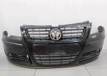ZDERZAK PRZÓD 9N LIFT CZARNY HALOGENY  VW Volkswagen Polo IV (2002-2008)