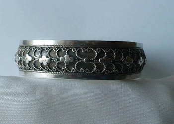 bransoletka srebrna bangla