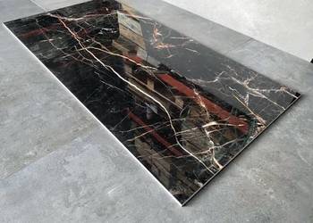 Czarny marmur złota żyłka 120x60 WYSOKI POŁYSK NAJTANIEJ