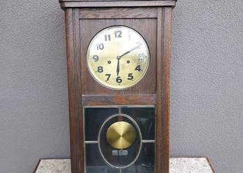 Stary zegar ścienny gabinetowy Junghans 1934r ładny sprawny film F007