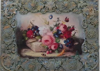 Obraz na desce martwa natura 8 - Pszczółka i kłos