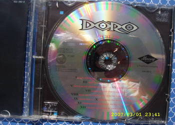 $Rock cd ; BEST OF DORO. MERCURY REC. -bez okladki.