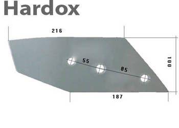 Dłuto 100ha! HARDOX 3363987/L WG2SL części do pługa LEMKEN