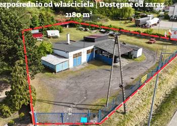 Działka z zakładem samochodowym przy DW241 | 2180 m² | Więcbork