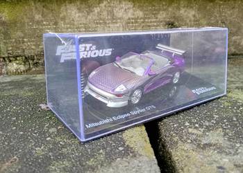 MITSUBISCHI ECLIPSE SPYDER Fast furious 1/43 deagostini szybcy model
