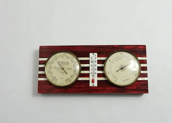 Stacja Pogodowa FISCHER - NRD (GDR) | Barometr, Termometr, Higrometr