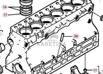 Massey Ferguson 3690 Blok Silnika CZĘŚCI 3638614M1 612DS