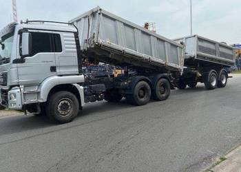 Zestaw z przyczepa Wywrotka 6x4 Man TGS