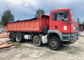 man tga 35.390 8x4 wywrotka hydroburta 3w