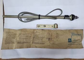 Syrena, Warszawa, Fiat 125, fabrycznie nowa antena rozsuwana, chrom