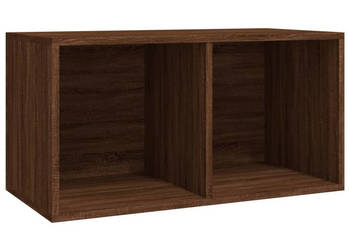 Szafka na płyty winylowe brązowy dąb 71x34x36 cm WM-815254