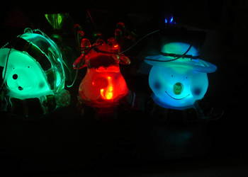 Figurki  podświetlane Nowe bałwan, miś, renifer