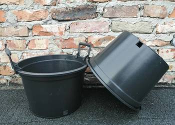 Doniczki 15L litrów 33cm z uchwytami 15LSPB uchwyty ZAGNAŃSK